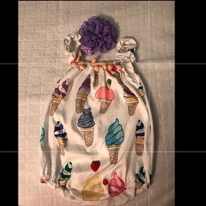 SOLD Baby girl romper